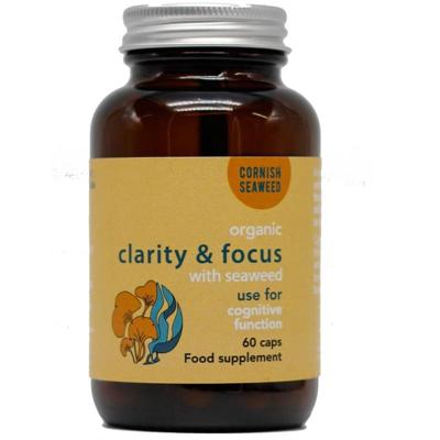 Cornish Seaweed Clarity & focus (ginkgo & kelp) bio 60 Capsules Cornish Seaweed Clarity & focus (ginkgo & kelp) bio 60 Capsules