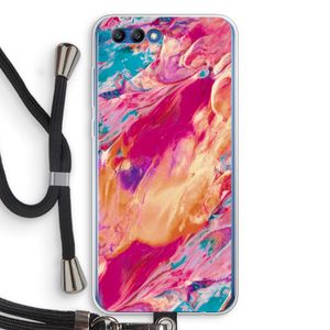 Pastel Echoes: Honor 10 Transparant Hoesje met koord