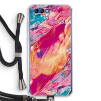 Pastel Echoes: Honor 10 Transparant Hoesje met koord