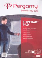 Pergamy flipchartpapier ft A1 (58,5 x 81 cm), blanco, pak met 20 blad