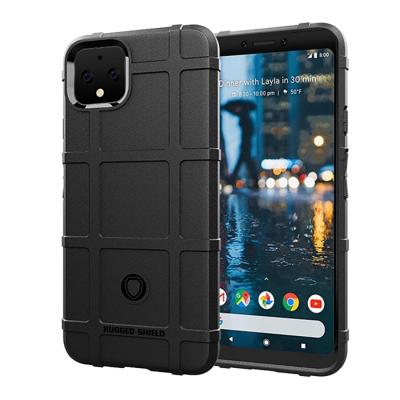 Schokbestendige beschermer cover volledige dekking silicone case voor Google pixel 4 XL (zwart)