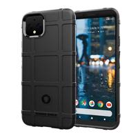 Schokbestendige beschermer cover volledige dekking silicone case voor Google pixel 4 XL (zwart)