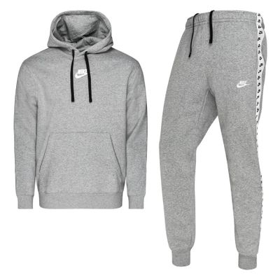 Nike Trainingspak Club Fleece - Grijs/Wit