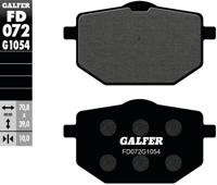 GALFER Brake pad fd072 g1054 organic