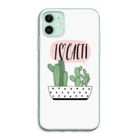 I love cacti: iPhone 11 Transparant Hoesje