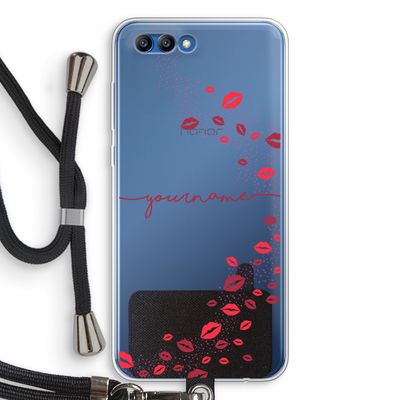 Kusjes: Honor 10 Transparant Hoesje met koord