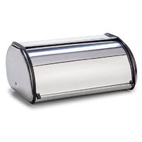 RVS broodtrommel met klep/deksel 43 cm RVS broodtrommel met klep/deksel 43 cm