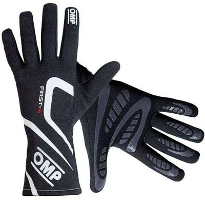 Handschoenen OMP First-S Zwart XS FIA 8856-2018