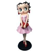 Betty Boop Holding Red Heart Beeldje