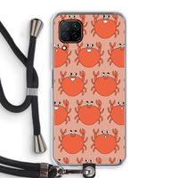 Krab: Huawei P40 Lite Transparant Hoesje met koord