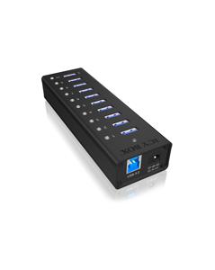 ICY BOX IB-AC6110 USB 3.2 Gen 1 (3.1 Gen 1) Type-B 5000 Mbit/s Zwart