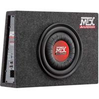 MTX gesloten actieve platte subwoofer RTF10P Sub 25 cm 200 W