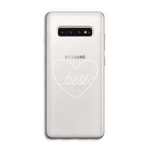 Best heart pastel: Samsung Galaxy S10 4G Transparant Hoesje
