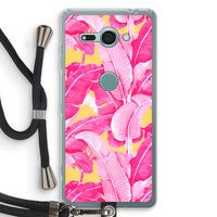 Pink Banana: Sony Xperia XZ2 Compact Transparant Hoesje met koord