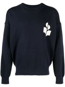 MARANT sweat à logo imprimé - Bleu