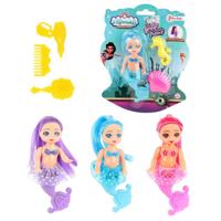 Toi-Toys Mermaids zeemeerminpop met kammetjes, 12cm