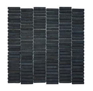 Stabigo Parquet V 1x4.8 Grey mozaiek 30x30 cm grijs mat