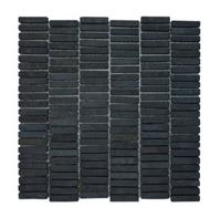 Stabigo Parquet V 1x4.8 Grey mozaiek 30x30 cm grijs mat - thumbnail