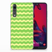 Huawei P20 Pro TPU bumper Waves Green