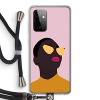 Yellow glasses: Samsung Galaxy A72 5G Transparant Hoesje met koord