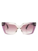 TOM FORD Eyewear lunettes de soleil à effet dégradé - Violet