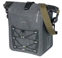 Basil Enkele tas navigator storm m mik 12-15l 14 x 25 x 36 cm - zwart