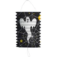 Ronde lampion 16 cm spook - thumbnail