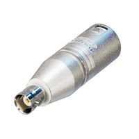 Neutrik NA2MBNC male XLR naar female BNC adapter - thumbnail