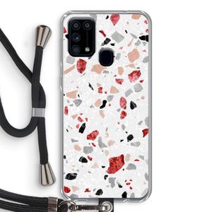 Terrazzo N°12: Samsung Galaxy M31 Transparant Hoesje met koord