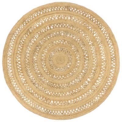 VidaXL Vloerkleed handgemaakt 180 cm gevlochten jute