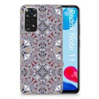 Xiaomi Redmi 10 | Redmi Note 11 4G | TPU | Siliconen hoesje | Flower Tiles