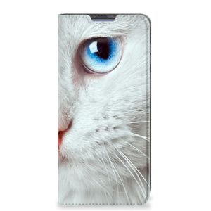 Poco X4 Pro 5G Hoesje maken Witte Kat