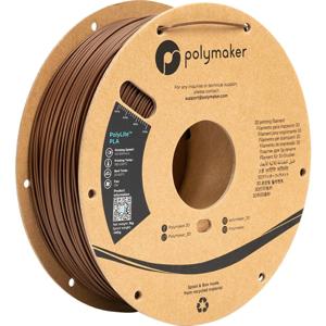 Polymaker PA02052 Filament PLA kunststof Hoge stijfheid, Hoge treksterkte 1.75 mm 1000 Bruin PolyLite™ 1 stuk(s)