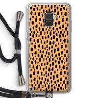 Panter: Samsung Galaxy A8 (2018) Transparant Hoesje met koord