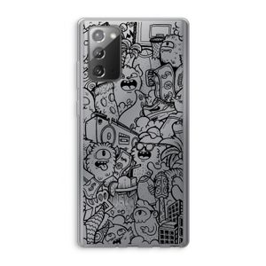Vexx Black City : Samsung Galaxy Note 20 / Note 20 5G Transparant Hoesje