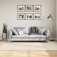 VidaXL Vloerkleed istan hoogpolig glanzend 160x230 cm crèmekleurig