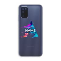 Abstract Spectrum: Samsung Galaxy A03s Transparant Hoesje