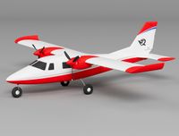 XFLY P68 Twin 850MM Wingspan ARTF - Rood