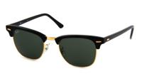 Zonnebril Ray-Ban Clubmaster RB3016-W0365-49 zwart/goud
