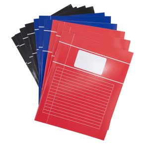 Voordeelpakket 10x A5 lijntjes schriften gekleurd   -