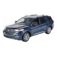 Modelauto/speelgoedauto Ford Explorer XLT - blauw - schaal 1:24/21 x 8 x 7 cm - thumbnail