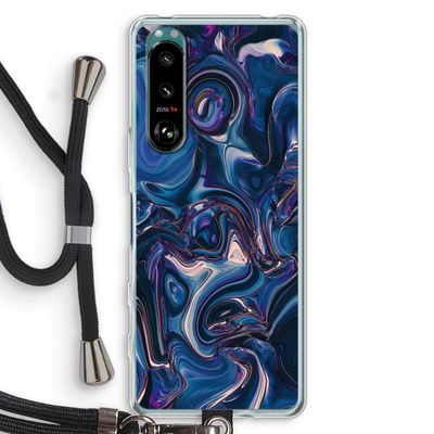 Mirrored Mirage: Sony Xperia 5 III Transparant Hoesje met koord
