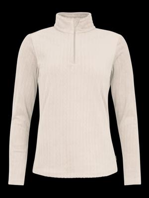 Protest Gail 1/4 Zip Pully Dames Kitoffwhite S/36