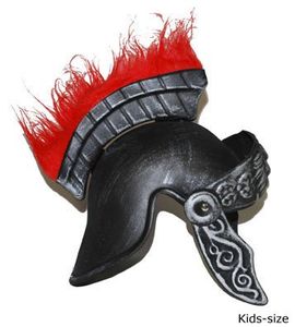 Ridderhelm kind met rode pluim