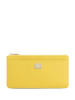 Dolce & Gabbana portefeuilles Dauphine en cuir - Jaune