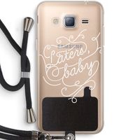 Laters, baby: Samsung Galaxy J3 (2016) Transparant Hoesje met koord