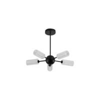 Searchlight PlafondlampCosmic zwart 5-lichts - 96505-5BK