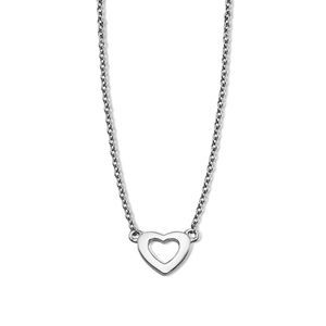 JWLS4U XN001S XoXo Ketting Heart zilver 40-45 cm