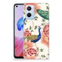 TPU Hoesje voor OPPO A96 | OPPO A76 Pink Peacock