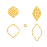 Nellie's Choice • shape dies kerstballen 5st.